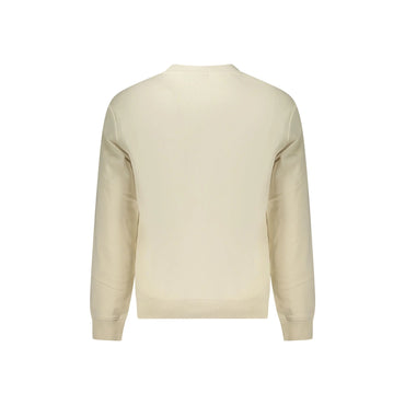 Napapijri Felpa Uomo Beige Girocollo Relaxed Fit Logo Felpe - vista 2