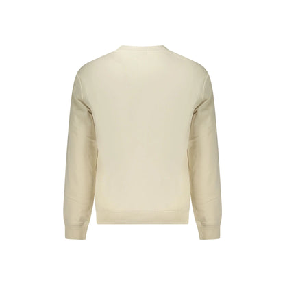 Napapijri Felpa Uomo Beige Girocollo Relaxed Fit Logo Felpe - vista 2