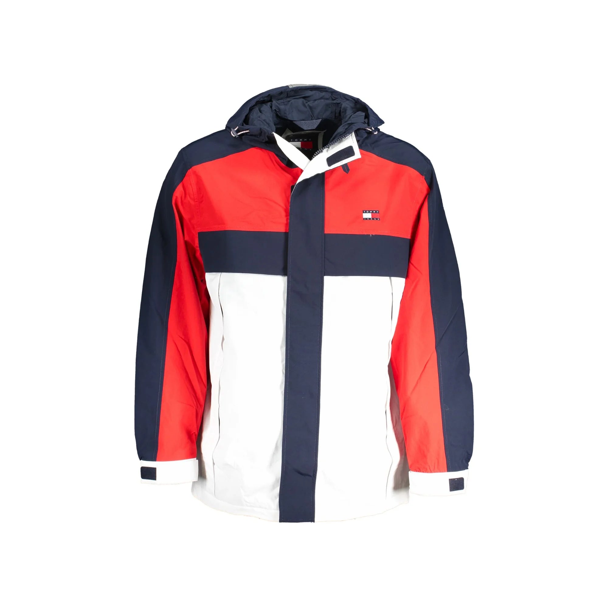 Tommy Hilfiger Giubbotto Uomo Blu Cappuccio Nylon Riciclato Giubbotti e Giacche - foto prodotto