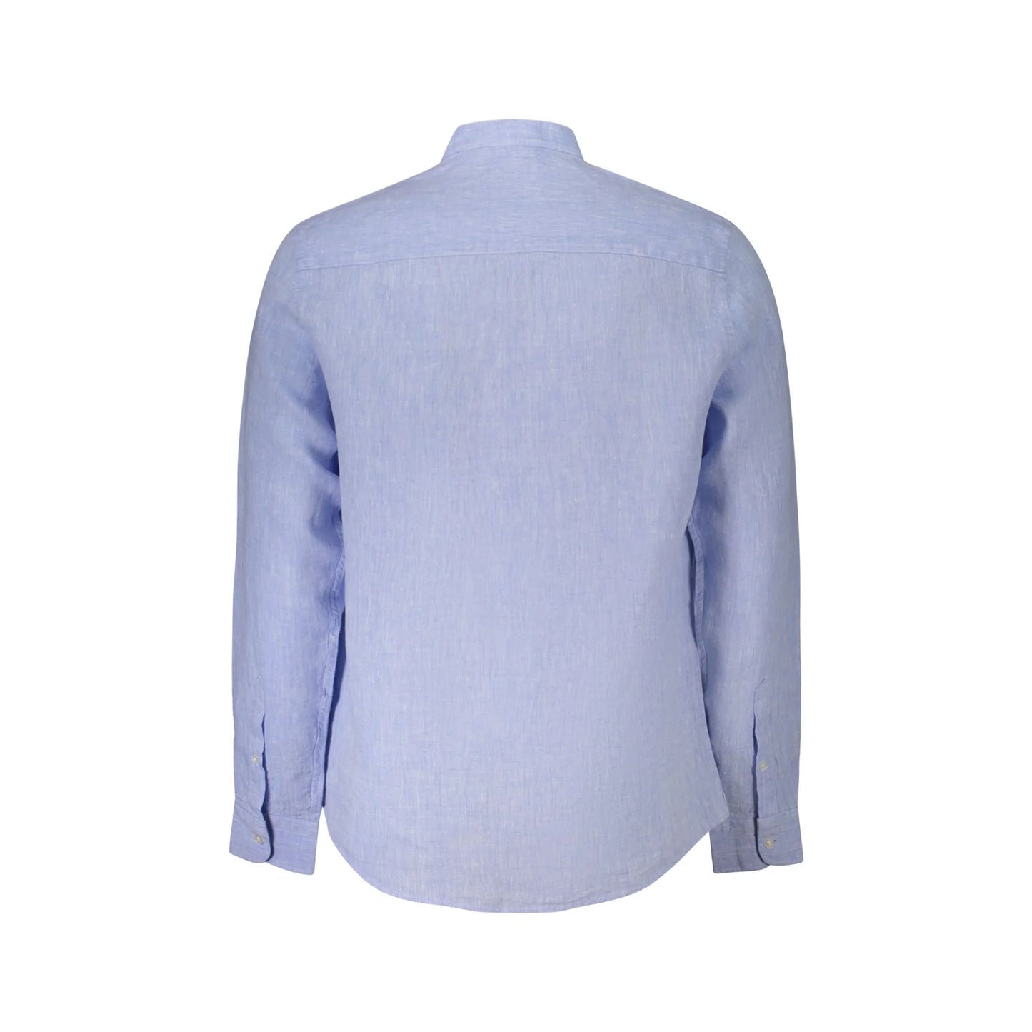 North Sails Camicia Maniche Lunghe Uomo Azzurra Ricamo Camicie azzurro - vista 2