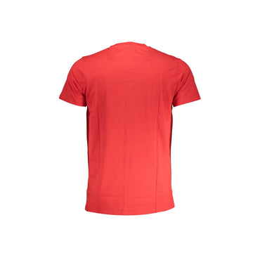 Cavalli Class T-Shirt Maniche Corte Uomo Rossa Stampa Logo rosso - vista 2