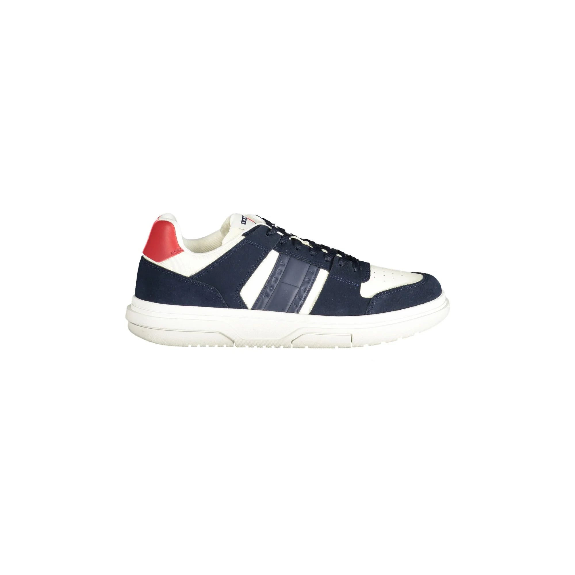 CALVIN KLEIN Scarpe Sportive Uomo Bianche con Dettagli Neri e Plantare Removibile Tommy Hilfiger Sneakers Blu - foto prodotto