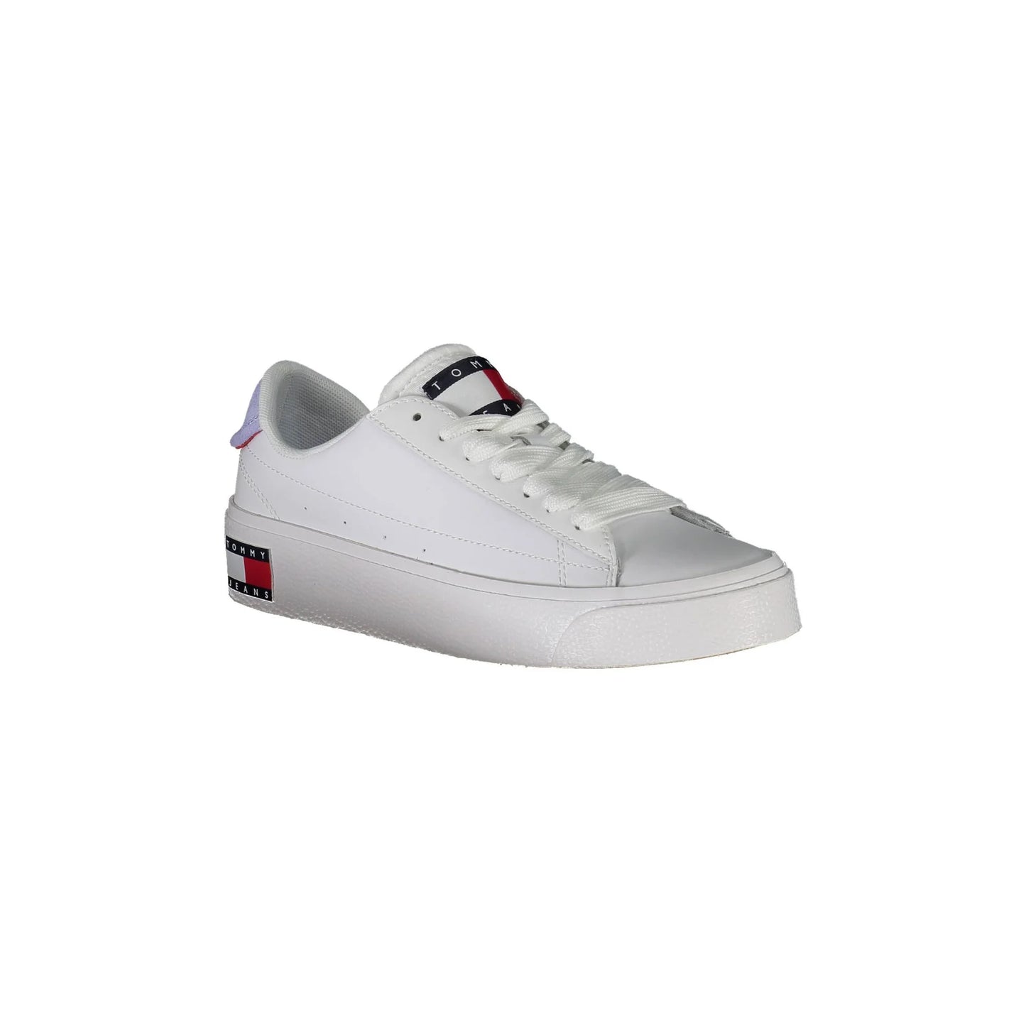TOMMY HILFIGER Scarpe Sneakers Donna Bianche con Dettagli a Contrasto bianco - vista 2