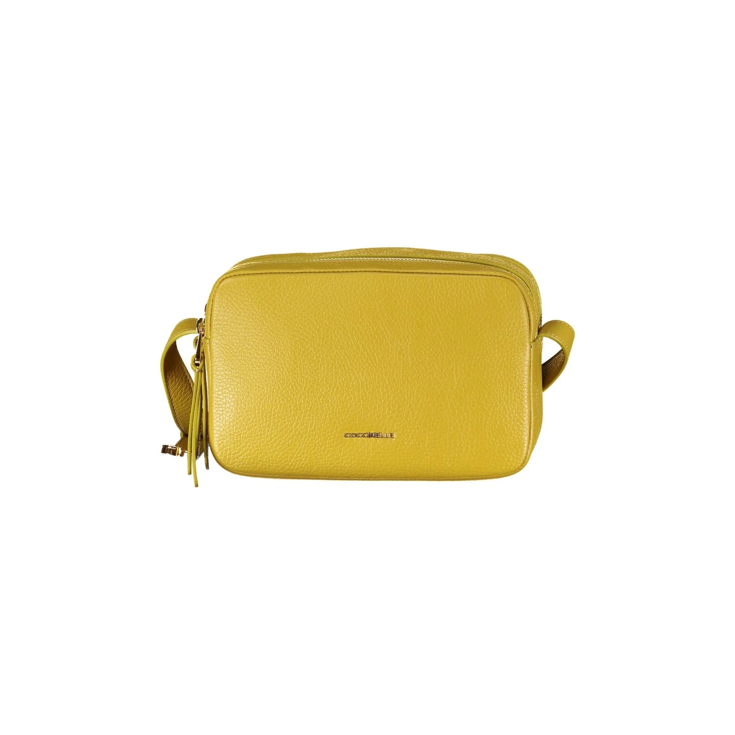 Coccinelle Borsa a Tracolla Pelle Donna Gialla Logo Borse Giallo - foto prodotto