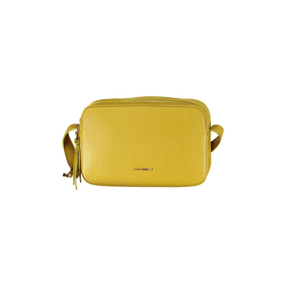 Coccinelle Borsa a Tracolla Pelle Donna Gialla Logo Borse Giallo - foto prodotto