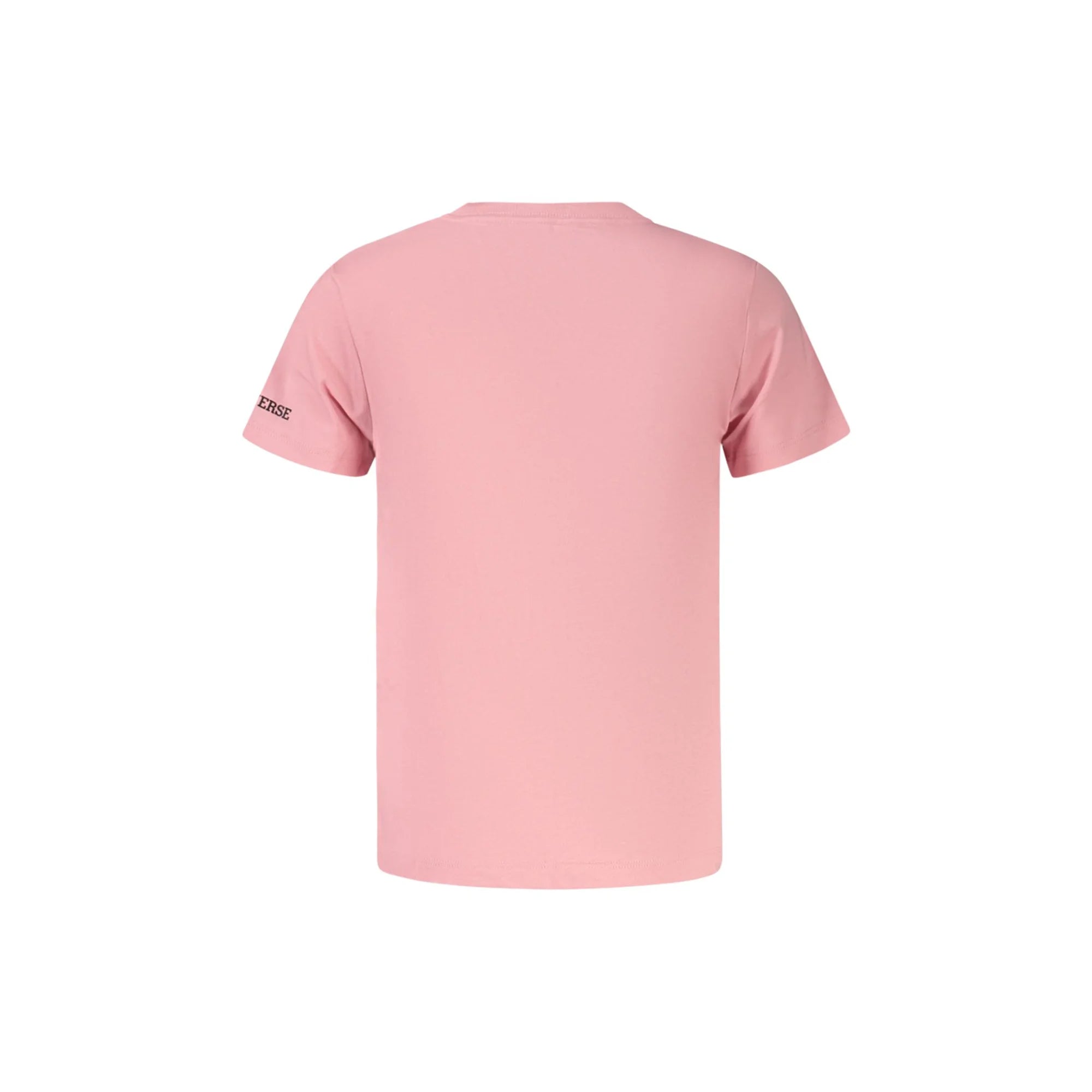 CONVERSE T-SHIRT MANICHE CORTE BAMBINA ROSA