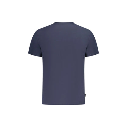 Timberland T-Shirt Maniche Corte Uomo Blu Stampa Logo - vista 2