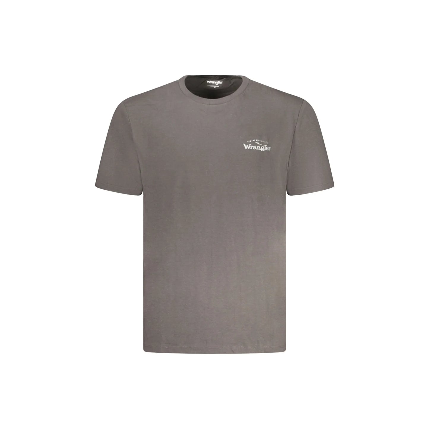 Wrangler T-Shirt Maniche Corte Uomo Nera Stampa Logo Nero - foto prodotto
