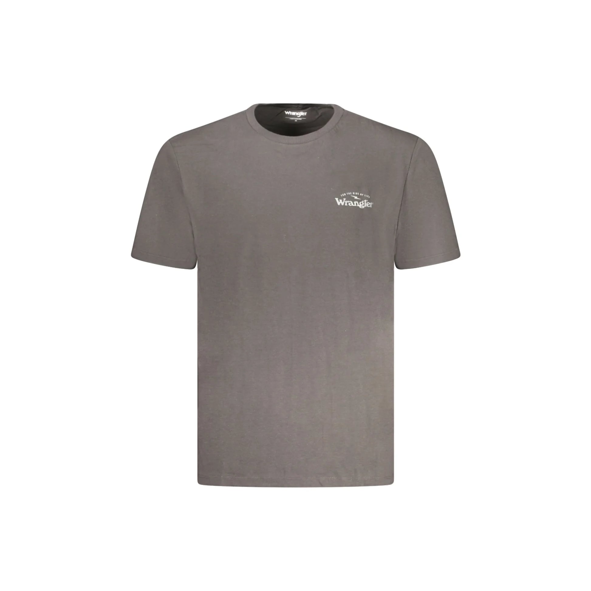 Wrangler T-Shirt Maniche Corte Uomo Nera Stampa Logo Nero - foto prodotto