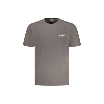 Wrangler T-Shirt Maniche Corte Uomo Nera Stampa Logo Nero - foto prodotto