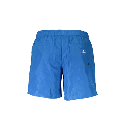 Karl Lagerfeld Beachwear Costume da Mare Uomo Azzurro Stampa Logo - vista 2
