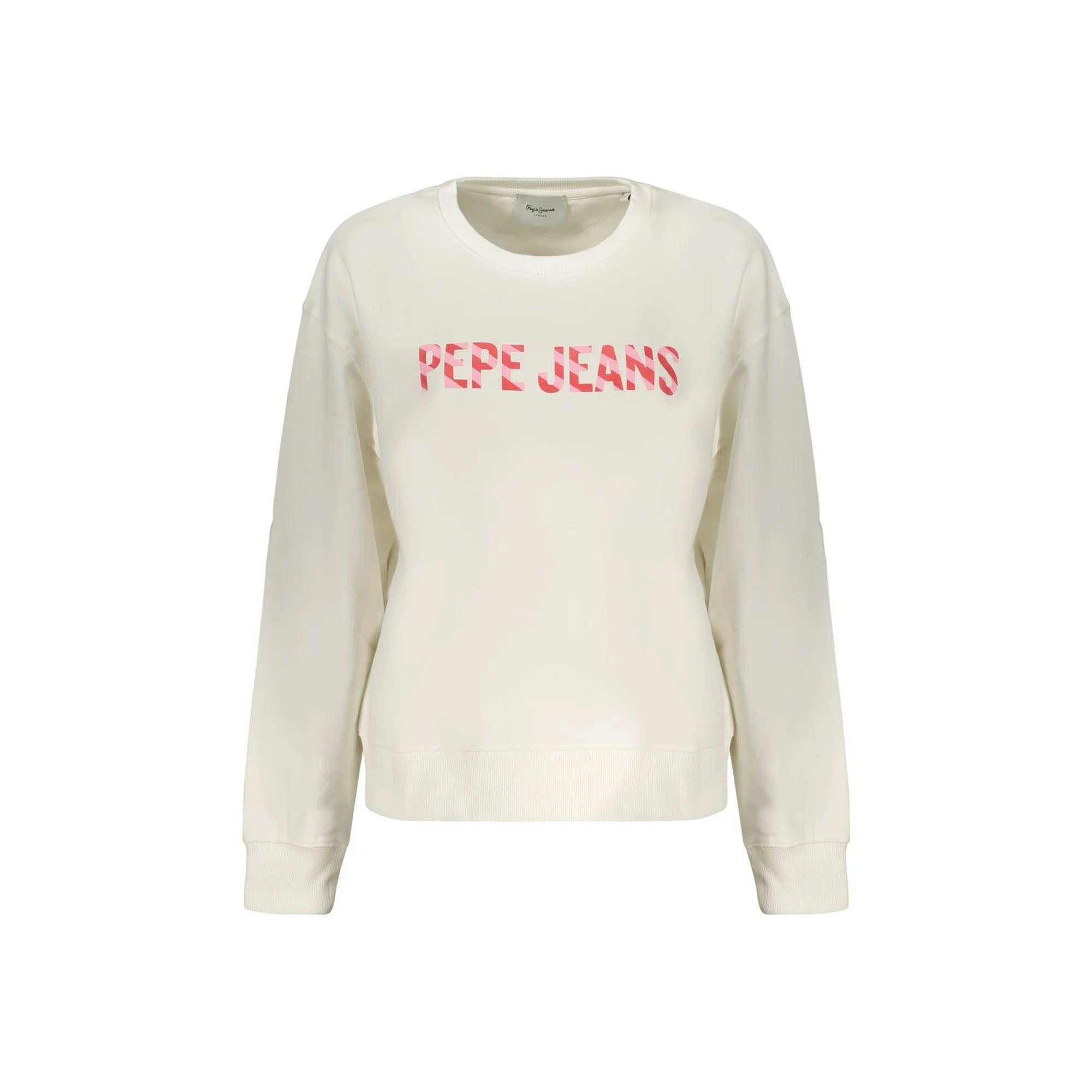 PEPE JEANS FELPA SENZA ZIP DONNA BIANCO