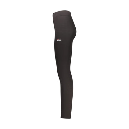 Fila Pantaloni Leggins Donna Nero Ricamo - vista 3