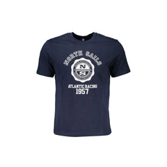 North Sails T-Shirt Kratki Rokavi Moški Modra Tisk Logotip