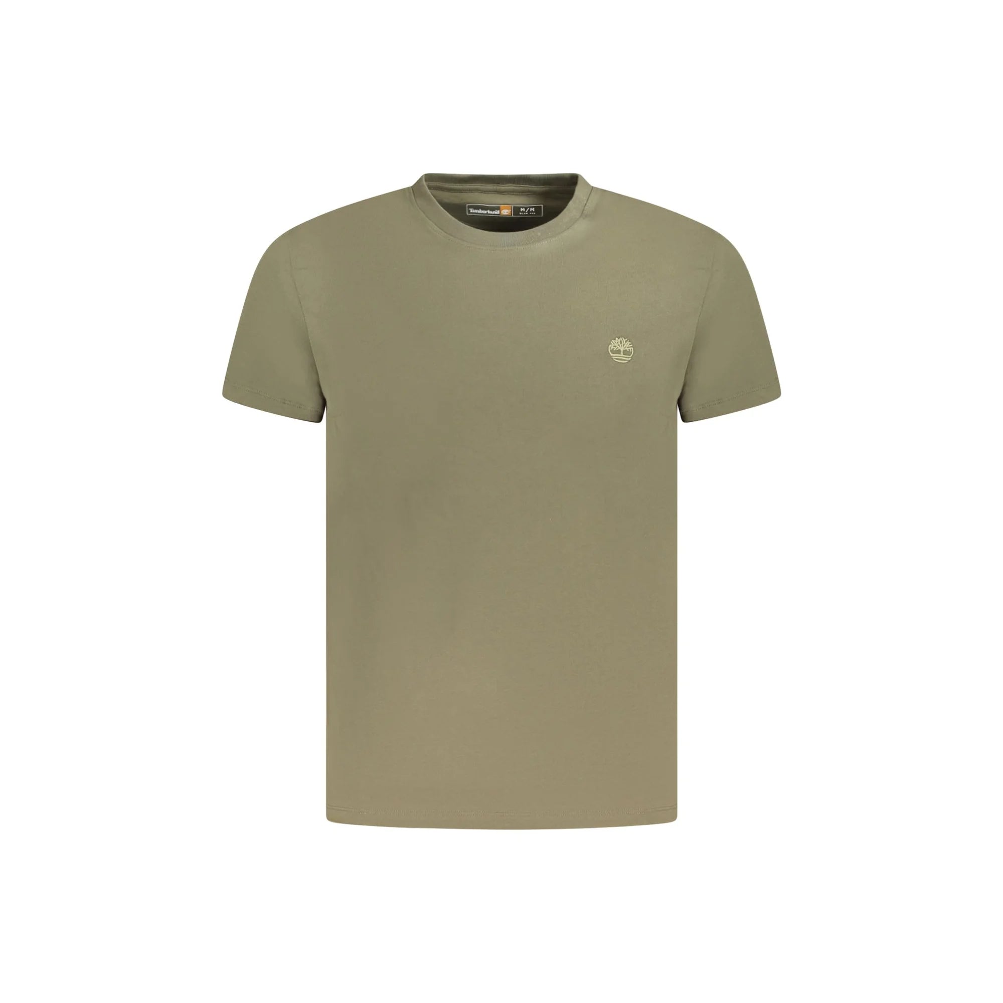 Timberland T-Shirt Maniche Corte Uomo Verde Ricamo - foto prodotto