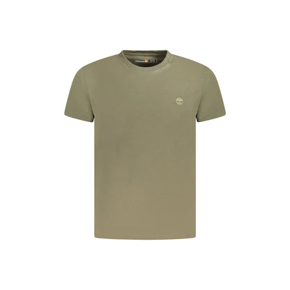 Timberland T-Shirt Maniche Corte Uomo Verde Ricamo - foto prodotto