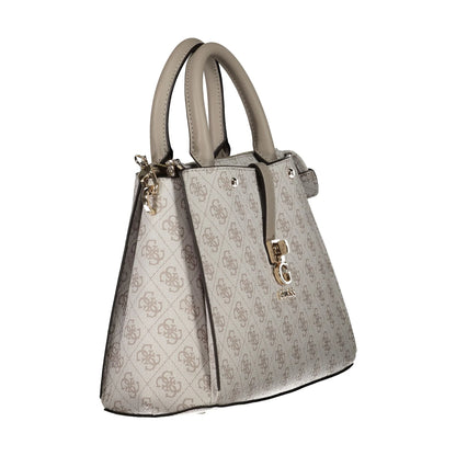 Guess Jeans Borsa a Tracolla Donna Grigia Dettagli a Contrasto Borse grigio - vista 3