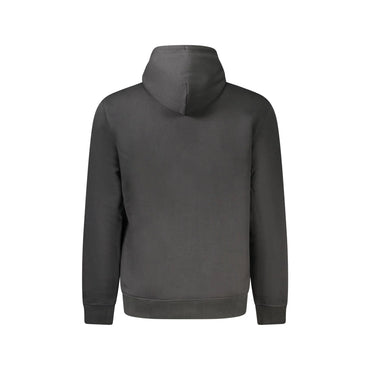 Tommy Hilfiger Felpa Uomo Nera Cappuccio Felpata Tascone Logo Felpe nero - vista 2