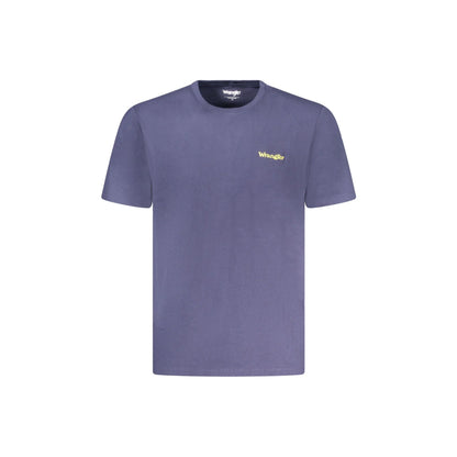 Wrangler T-Shirt Maniche Corte Uomo Blu Stampa Logo - foto prodotto