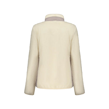 Norway 1963 Felpa Donna Bianca con Zip Peluche Applicazione Logo Felpe bianco - vista 2