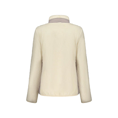 Norway 1963 Felpa Donna Bianca con Zip Peluche Applicazione Logo Felpe bianco - vista 2