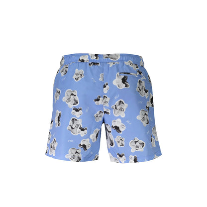 Karl Lagerfeld Beachwear Costume da Mare Uomo Azzurro Logo - vista 2