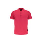 Napapijri Polo Maniche Corte Uomo Rosa Ricamo - foto prodotto
