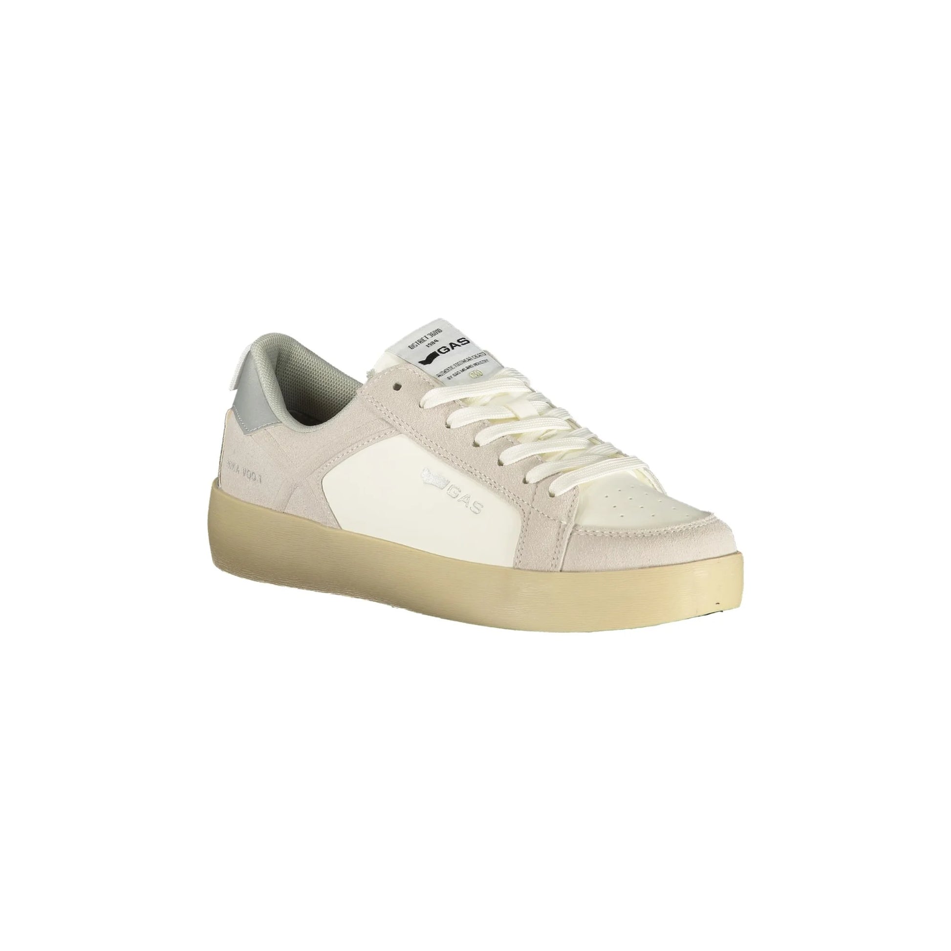 Gas Sneakers Donna Bianche Stampa Logo bianco - vista 2