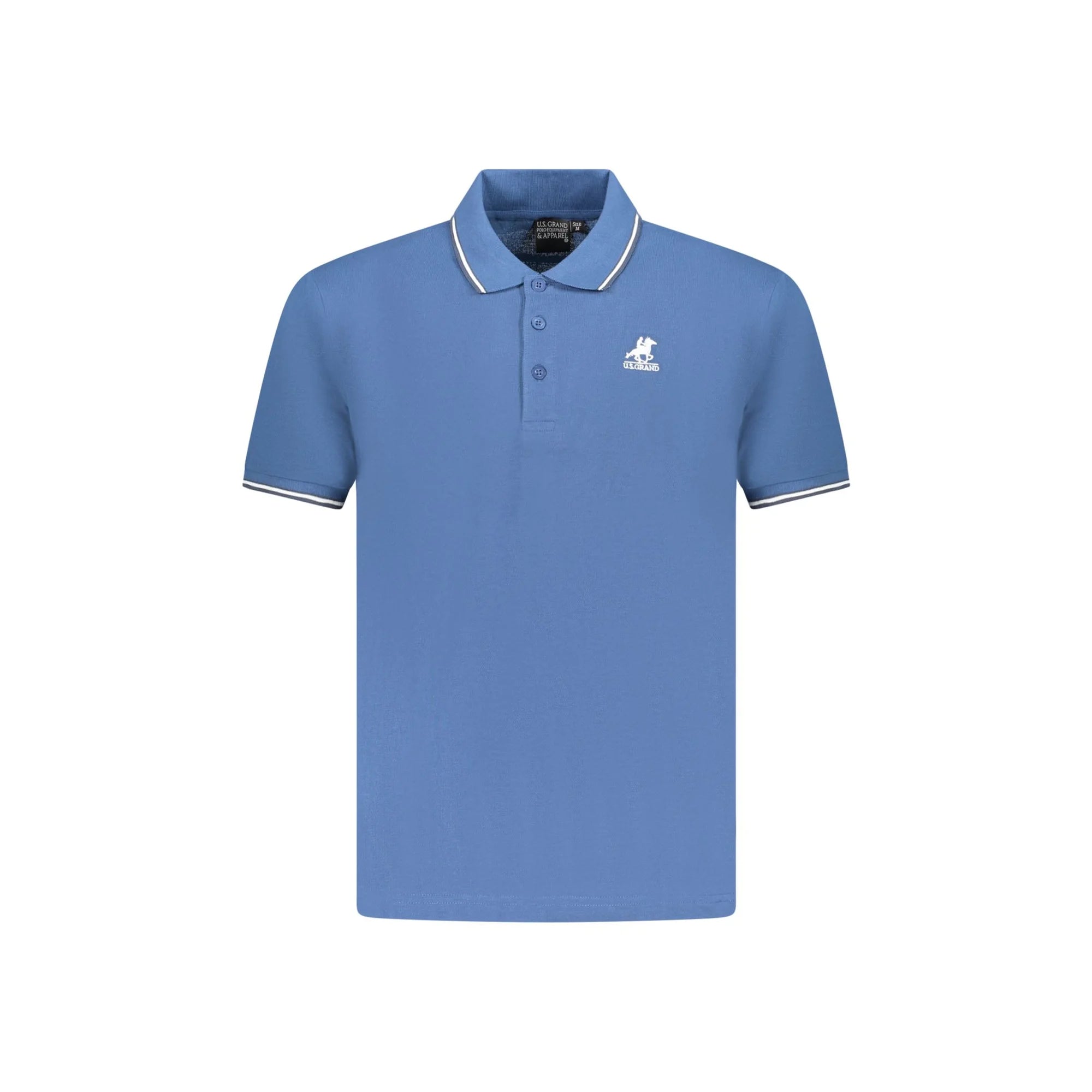 U.S. GRAND POLO POLO MANICHE CORTE UOMO BLU