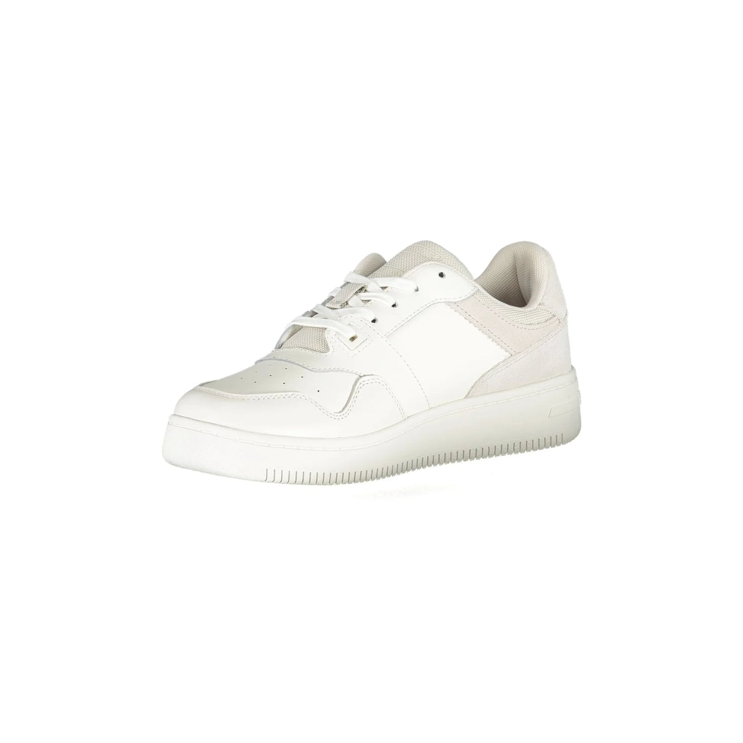 TOMMY HILFIGER Scarpe Sneakers Bianche da Donna con Dettagli a Contrasto bianco - vista 3