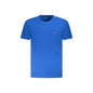 Napapijri T-Shirt Maniche Corte Uomo Azzurra Ricamo Azzurro - foto prodotto