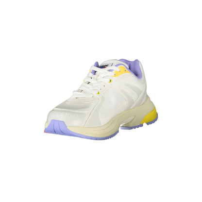 Blauer Sneakers donna bianco