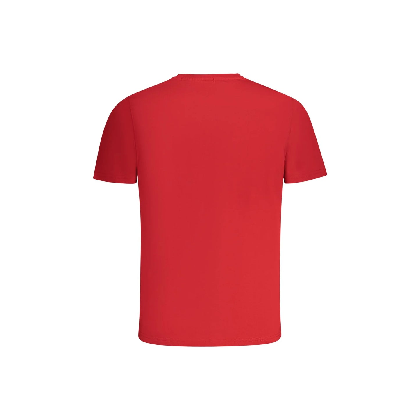 North Sails T-Shirt Maniche Corte Uomo Rossa Stampa Logo rosso - vista 2