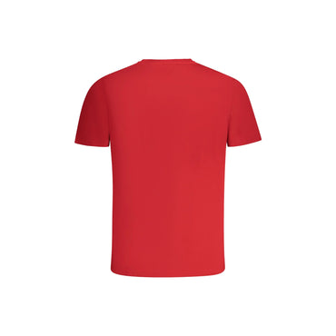 North Sails T-Shirt Maniche Corte Uomo Rossa Stampa Logo rosso - vista 2