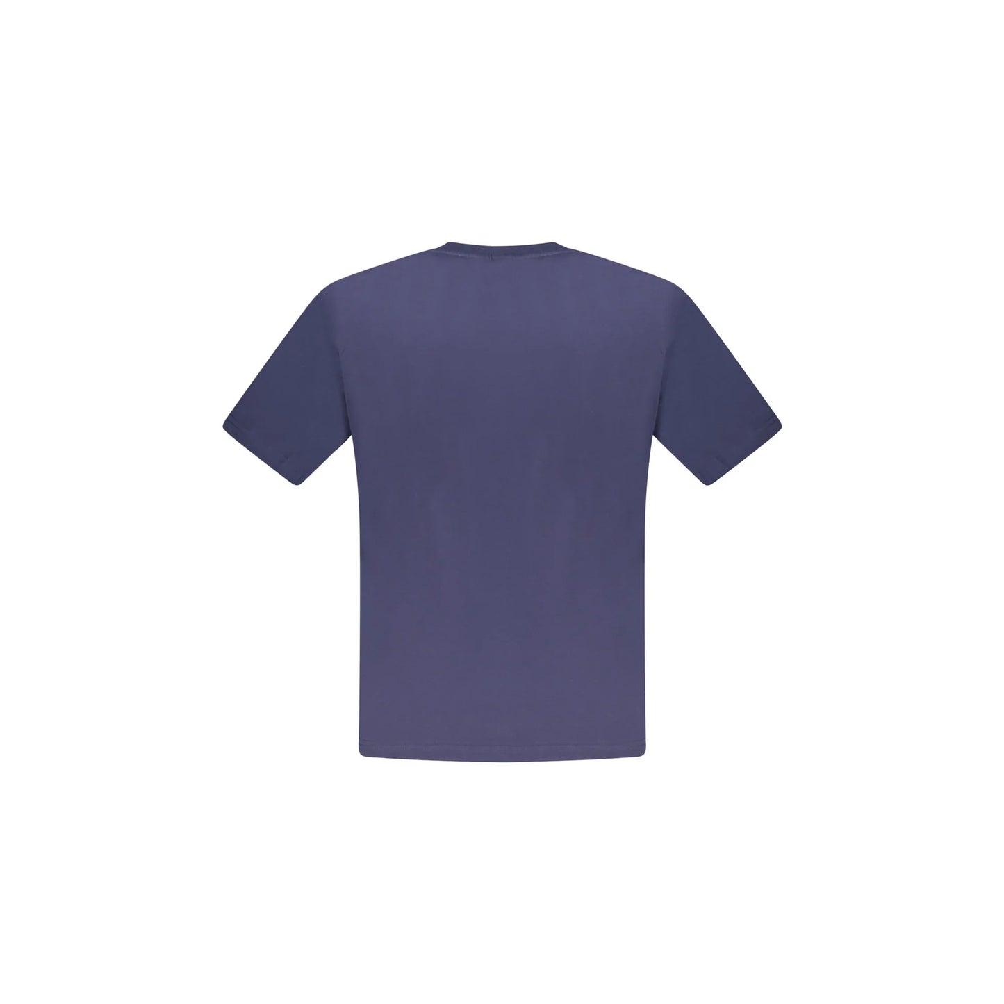North Sails T-Shirt Uomo Blu Girocollo Cotone Stampa Logo - vista 2