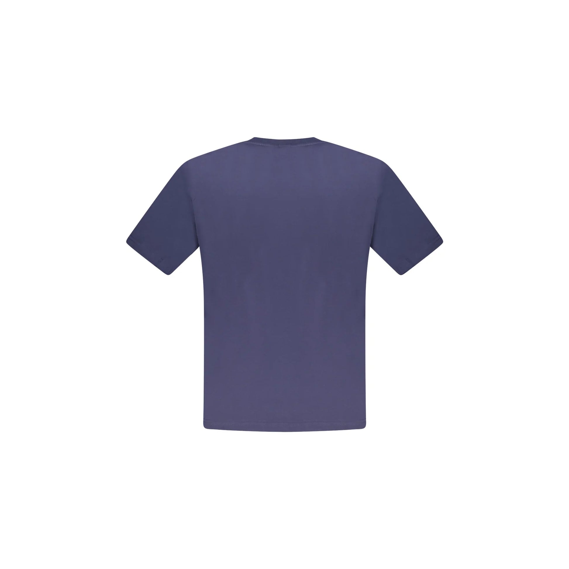 North Sails T-Shirt Uomo Blu Girocollo Cotone Stampa Logo - vista 2