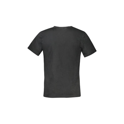 Tommy Hilfiger T-Shirt Maniche Corte Uomo Nera Ricamo Logo nero - vista 2