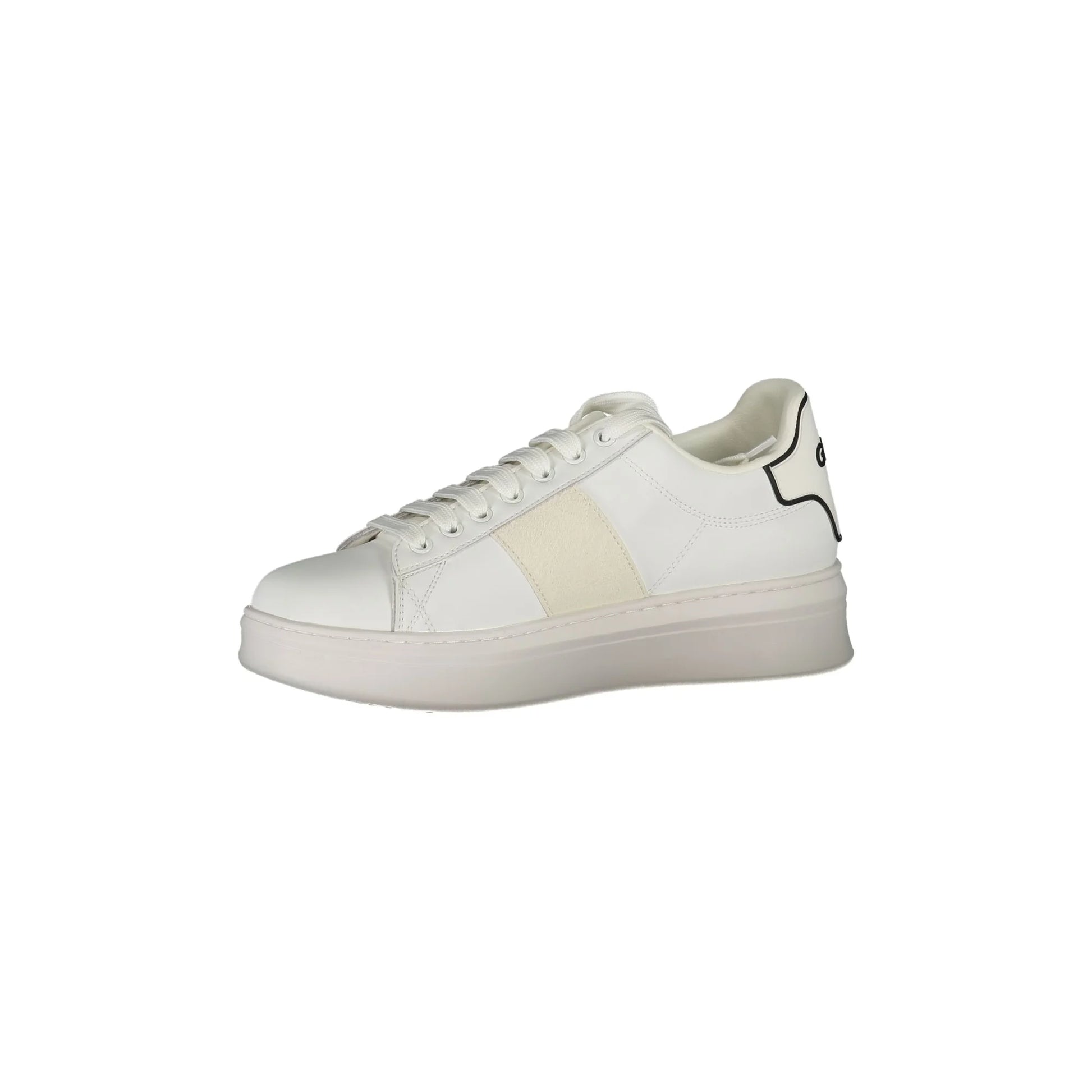 GAELLE PARIS Scarpe Sneakers Uomo Bianche con Dettagli a Contrasto bianco - vista 2