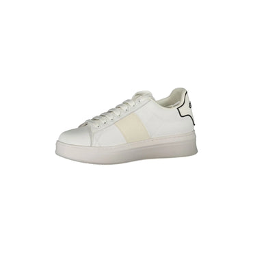 GAELLE PARIS Scarpe Sneakers Uomo Bianche con Dettagli a Contrasto bianco - vista 2
