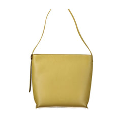 Coccinelle Borsa a Spalla Pelle Donna Verde Logo