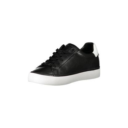 CALVIN KLEIN Scarpe Sneakers Donna Nere con Dettagli a Contrasto nero - vista 3