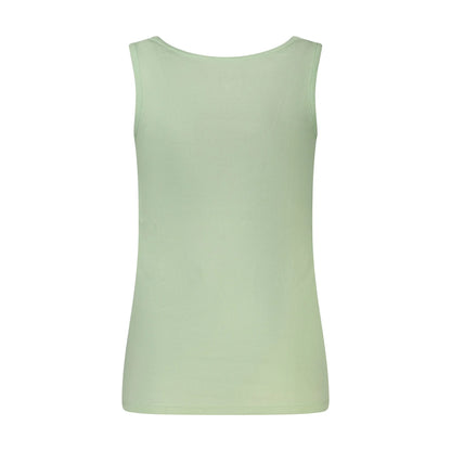 Guess Jeans Canotta Donna Verdi Strass Logo Camicie - vista 2