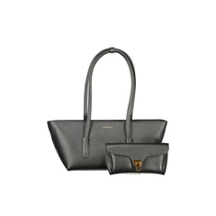 Coccinelle Pochette Donna Nera Logo