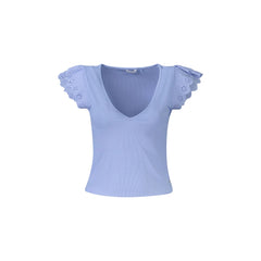 Guess Jeans T-Shirt Maniche Corte Donna Azzurra Logo