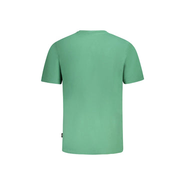 Fila T-Shirt Maniche Corte Uomo Verde Stampa Logo - vista 2