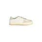 CALVIN KLEIN Scarpe Sneakers Uomo Bianche con Dettagli a Contrasto Bianco - foto prodotto