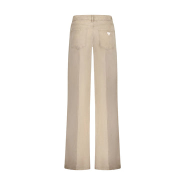 Guess Jeans Pantaloni Donna Verde Palazzo - vista 2