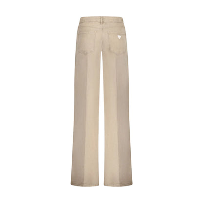 Guess Jeans Pantaloni Donna Verde Palazzo - vista 2