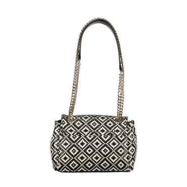 GUESS JEANS Borsa Donna a Tracolla Nera Rianee con Catena e Clip Borse nero - vista 2