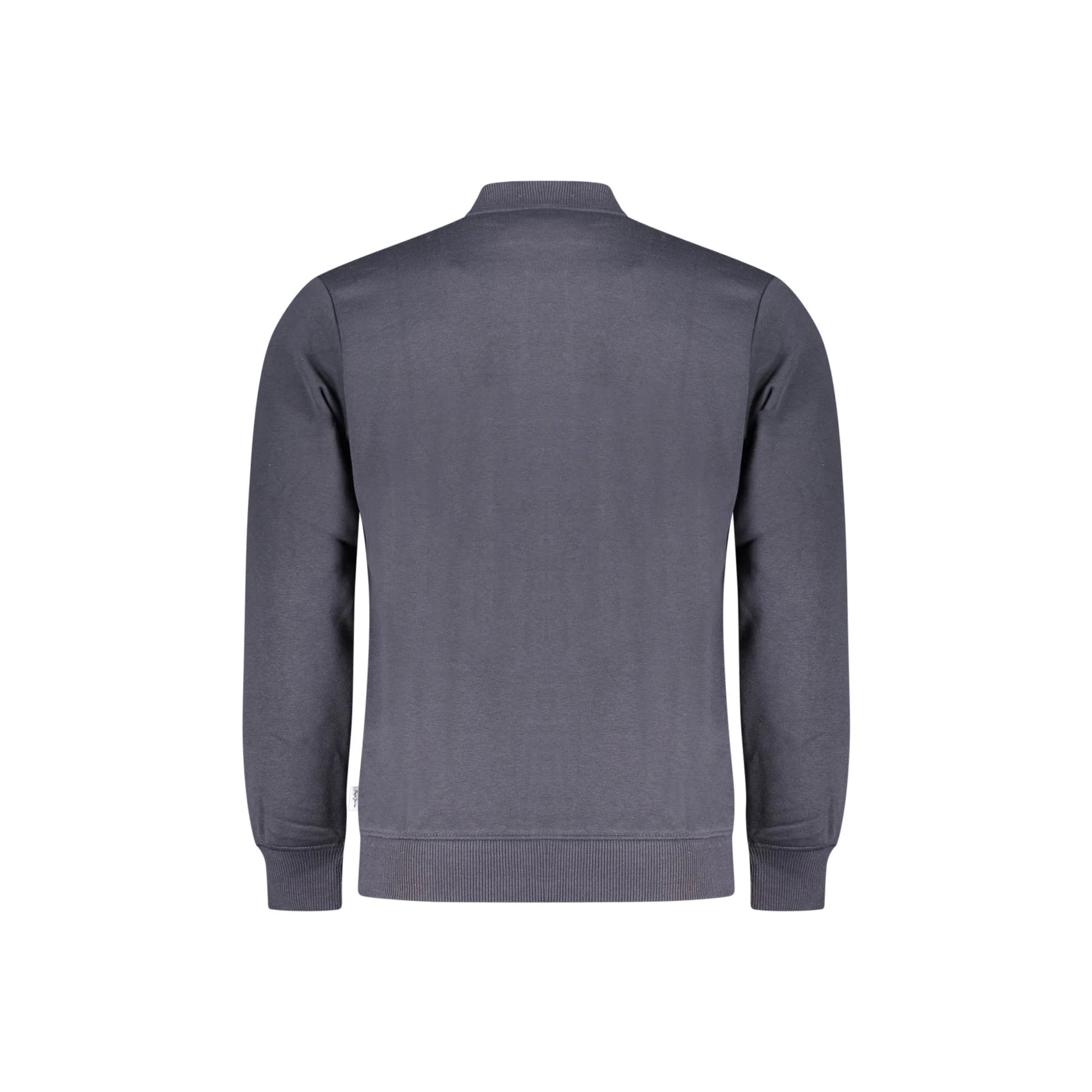 Pepe Jeans Felpa Uomo Blu Zip Felpata Sustainable Logo Felpe - vista 2